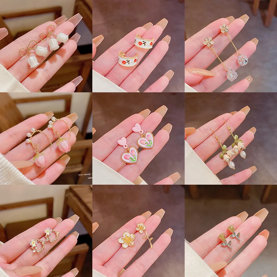 

New Korean small fresh and simple earrings