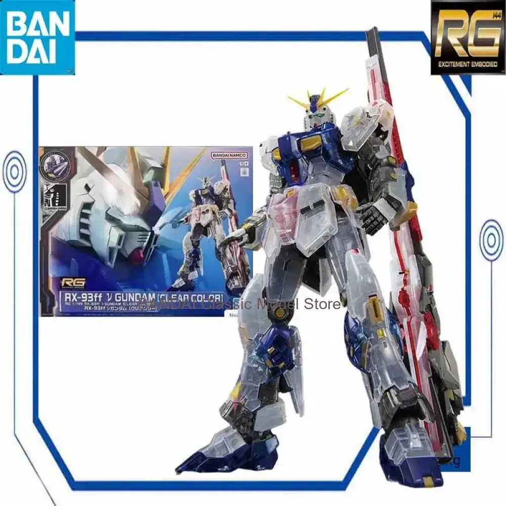 Фото Коллекционная сборная модель Bandai RG 1/144 RX-93ff Nu Gundam Gundam Base Limited, аниме-фигурка, в коробке с пенопластом №3