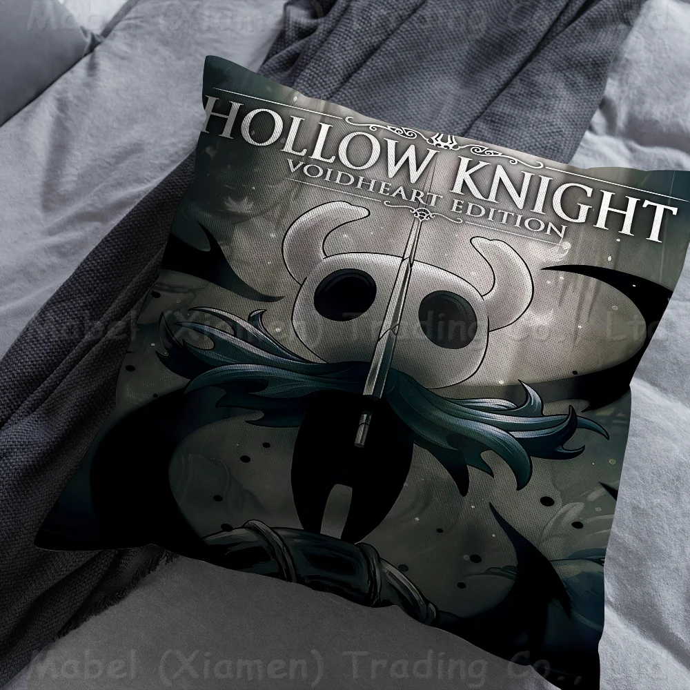 Anime Hollow Knight Stitch Lucky Dragon Pillow Cover Sofa Cushion Home Room Decoration Children Gift