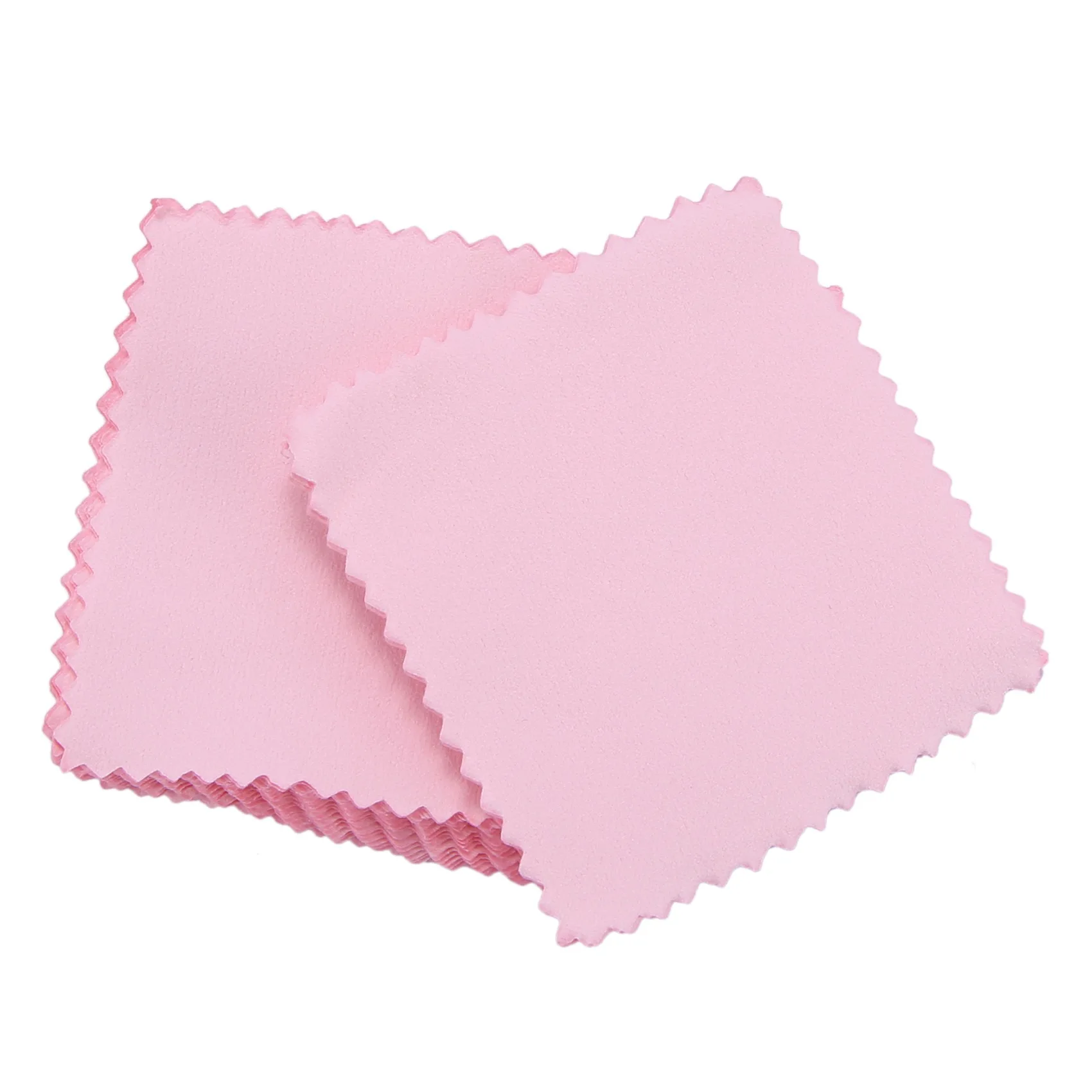 

50 Pack Jewelry Cleaning Cloth,Jewelry Polishing Cloth For Sterling Silver Gold Platinum Pink