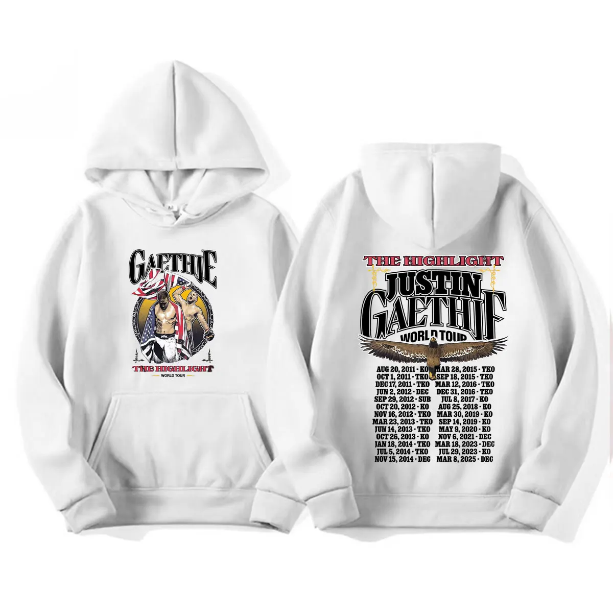 Толстовка The Highlight Justin Gaethje World Tour, мужская одежда, модные толстовки с длинными рукавами, осенне-зимние пуловеры-бодивармэры (art.: 3920db6899ce8) - 3920db6899ce8