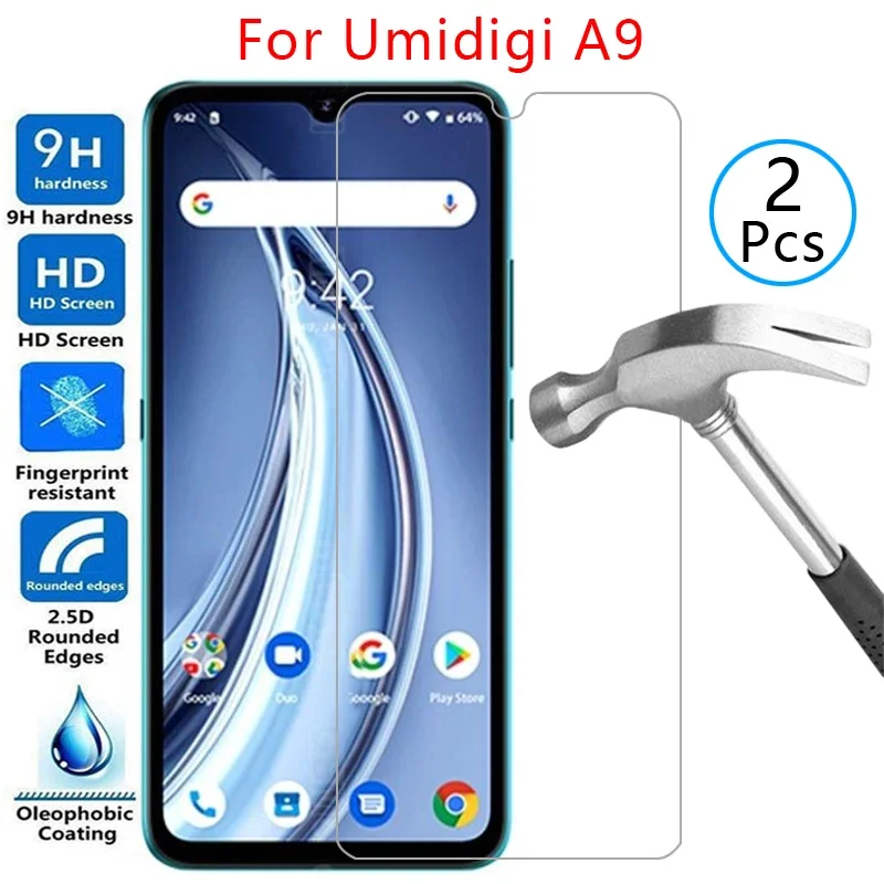 Защитная пленка из закаленного стекла для umidigi a9 чехол на umi digi 9a 6 53 защитная сумка