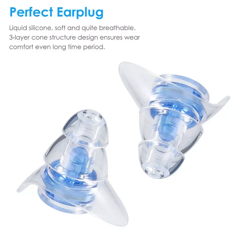 

Pair Noise Cancelling Earplugs For Sleeping Study Concert Hear Safe Noise Cancelling Hearing Protection Silicone Ear Plugs