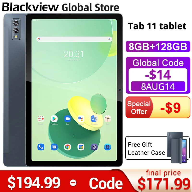 Планшет Blackview Tab 11 10 36 дюйма 8 + 128 ГБ Android 6580 мАч | Компьютеры и офис