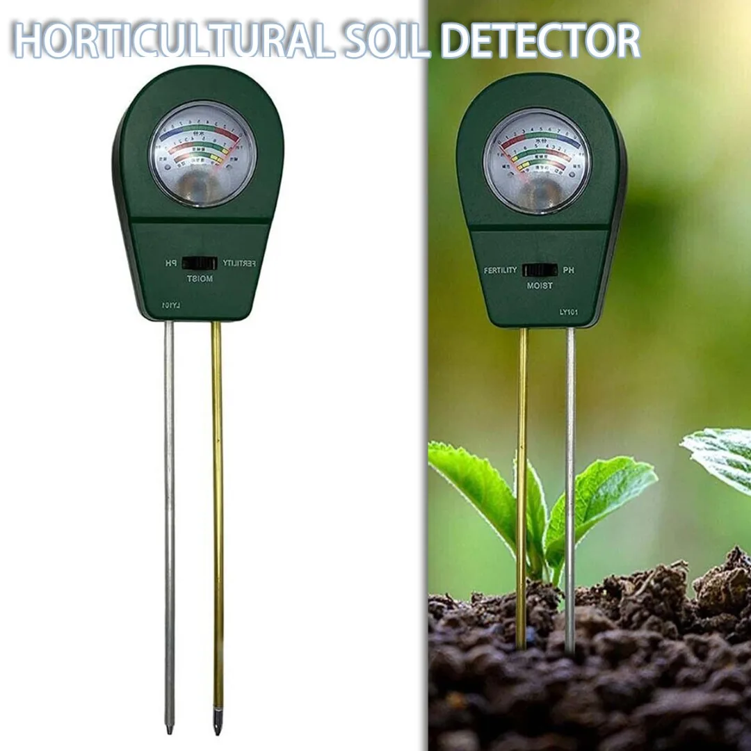 

Анализатор влажности почвы 3 в 1, измеритель плодородного PH, металлодетектор, анализатор влажности, прибор для садовых посадок, 1 шт.