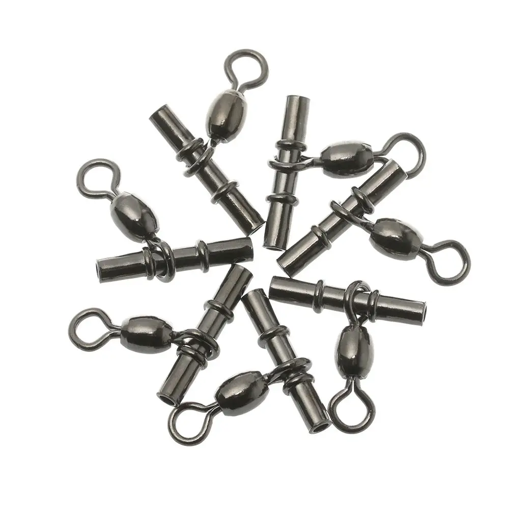 10 шт./набор рыболовные Вертлюги с тройным соединением