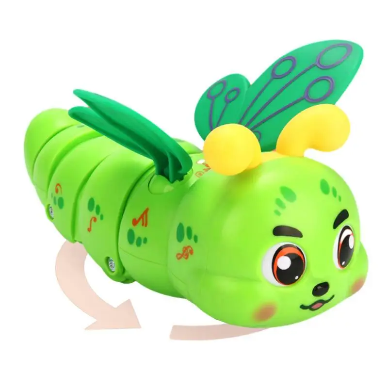 

Caterpillar Crawling Toy Musical Light Up Toy Animal With 360 Degree Rotation Kids Learning Educational Development Toy For Kids