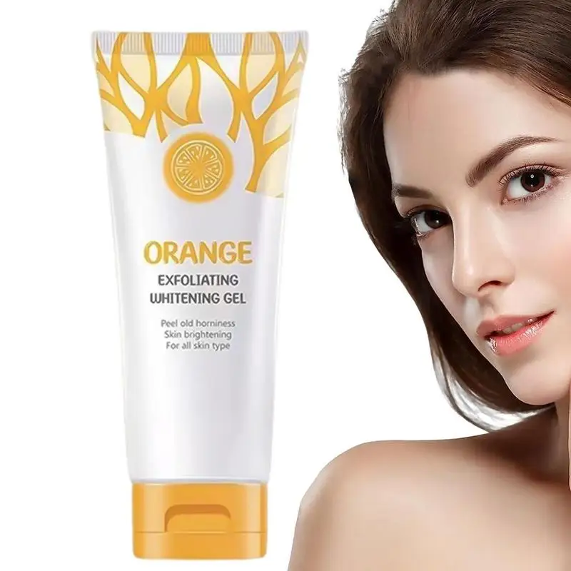 

Orange Body Scrub Exfoliating Gel Brightening Body Facial Scrub Cleansing Facial Moisturizing Hydrating