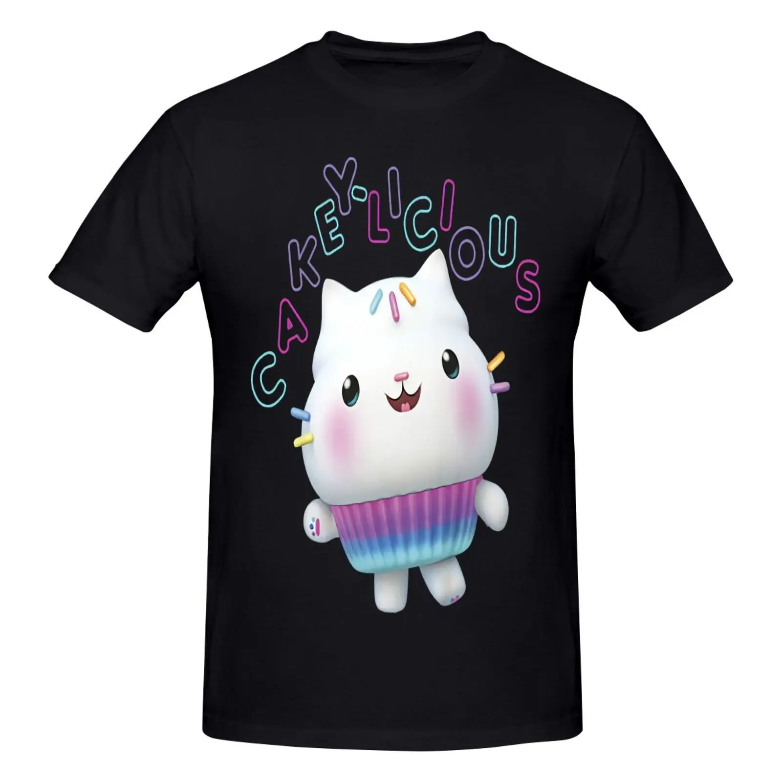

Gabbys Dollhouse Cakey Cat Cakeylicious T Shirt For Men Anime Men's T-Shirt T-Shirts For Women Women's T-Shirt Blouse T Shirts