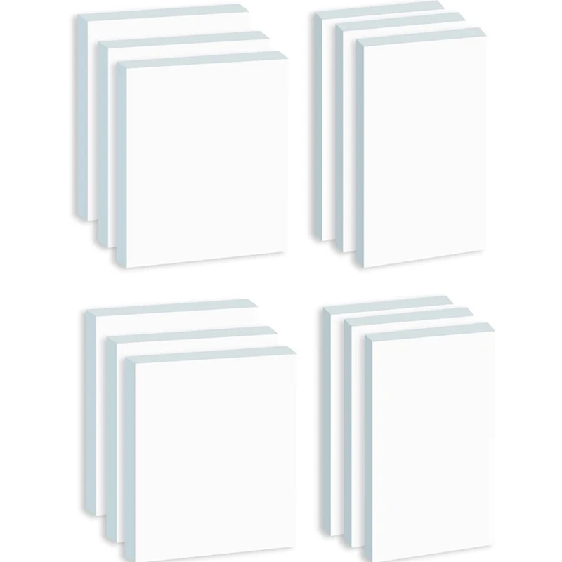 

Прозрачные липкие заметки, 12 упаковок, 600 листов, прозрачные липкие заметки, водонепроницаемые самоклеящиеся заметки для снятия царапин