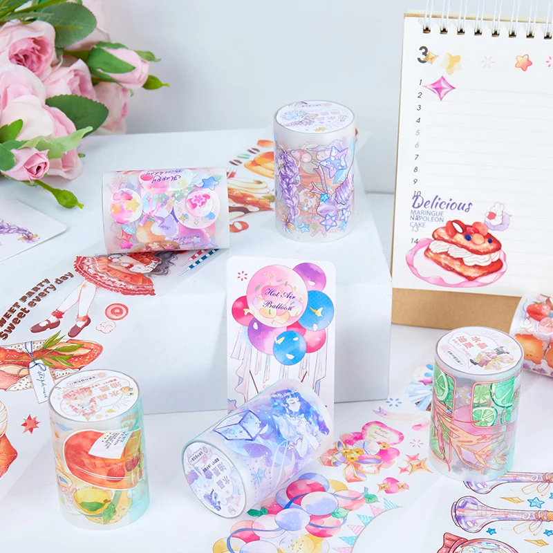 

Масляная Васи-лента для страстных девушек, домашних животных, масляная лента для ежедневника, Маскировочная лента, самодельный Скотч для ск...