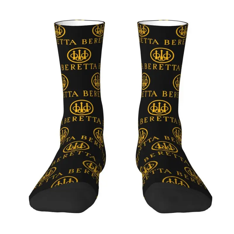 

Beretta Logo Dress Socks for Men Women Warm Fashion Crew Socks