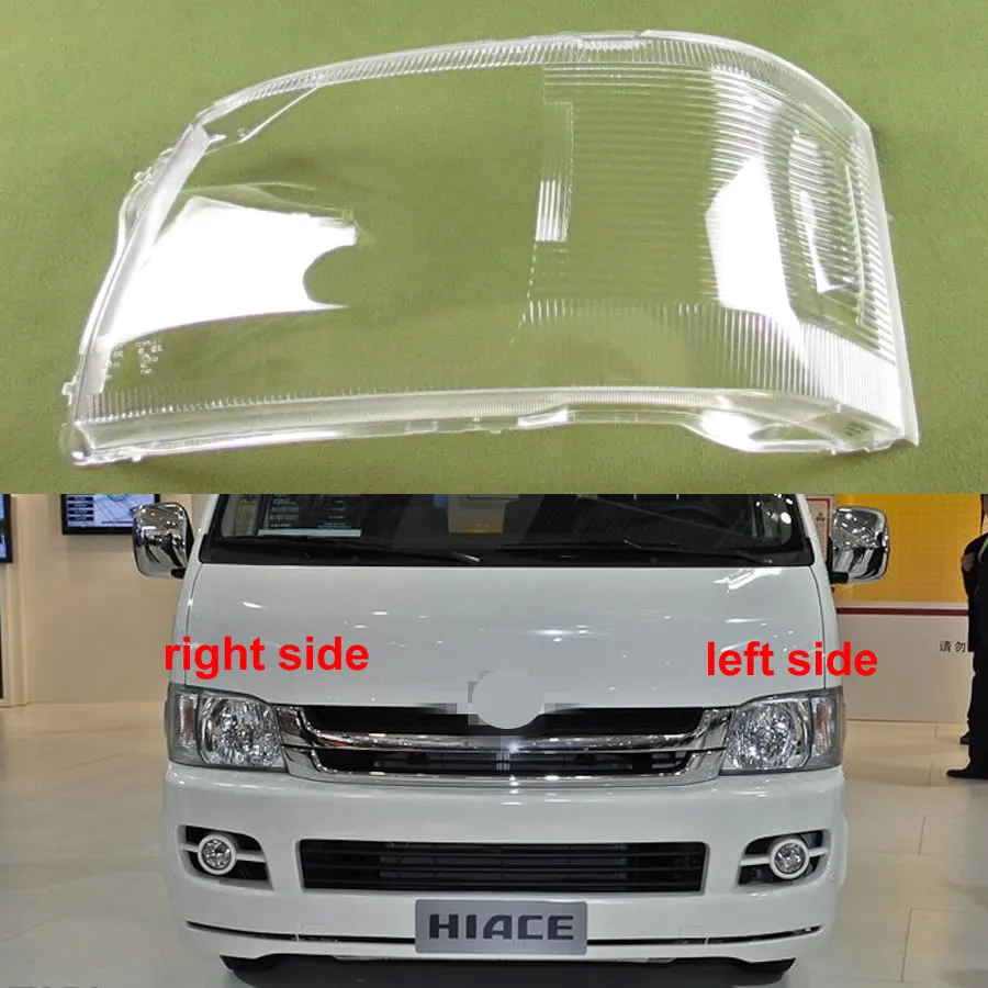

For Toyota Hiace 2005-2009 Headlamp Transparent Cover Lamp Shade Headlight Shell Lens Replace The Original Lampshade Plexiglass