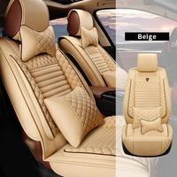 leather car seat covers for cadillac ats ct4 ct5 ct5 v ct 6 ct6 plug in ct6 v cts dts cts vdeville 5 seats cushion pillows