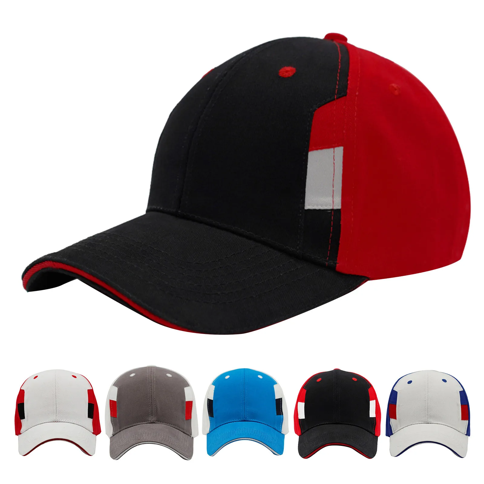 

Summer Fashion color matching Baseball Cap Outdoor Sunscreen Sun Hat Unisex Cap Hip Hop Cap Women Men Breathable hat 2022 New