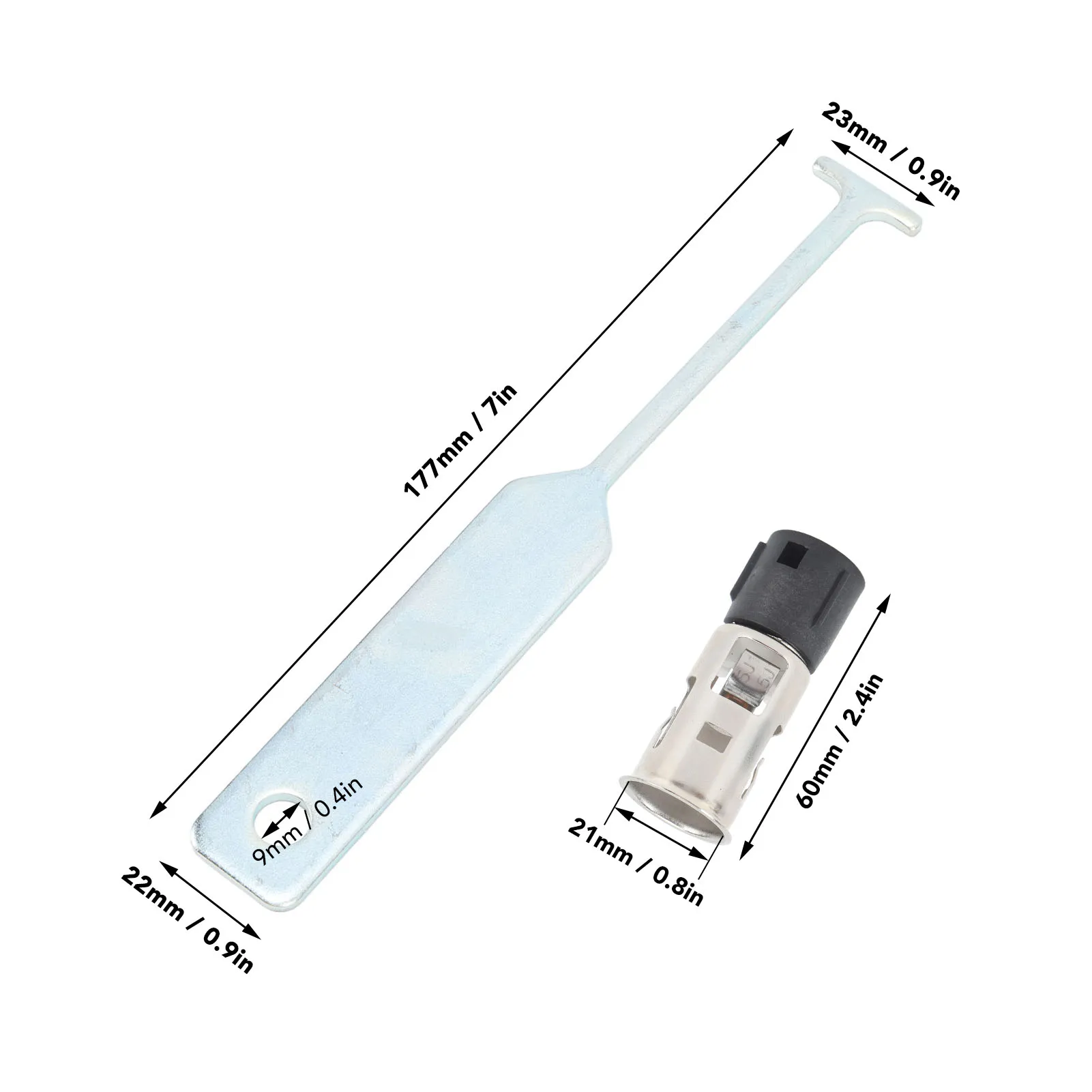 Инструмент для снятия гнезда прикуривателя высокая прочность 56457 Широкая