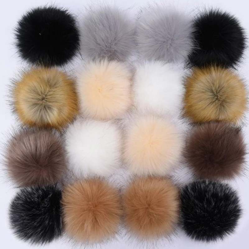 

1Pc Creativity DIY Crafts for Handicraft Pom-Poms for Hats Hairball Decorative Pompon Faux Fur Accessories Toys