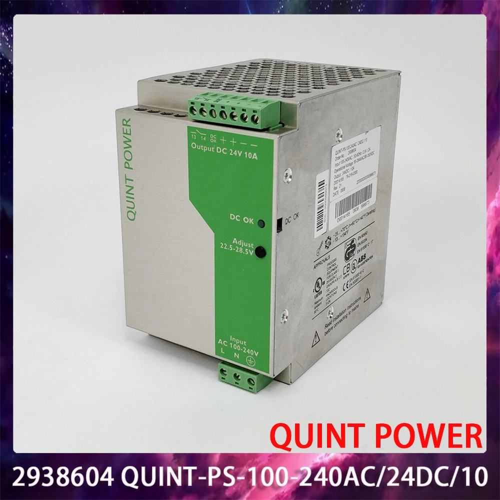 

2938604 QUINT-PS-100-240AC/24DC/10 quint мощность 24VDC/10A импульсный источник питания, быстрая доставка, идеально высокое качество