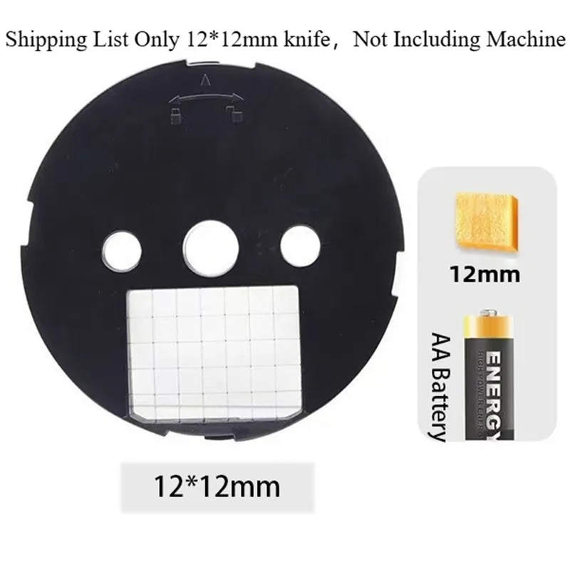 

Детали ножа для нарезки кубиками 6x6 мм, 9x9 мм, 12x12 мм для кухонного комбайна