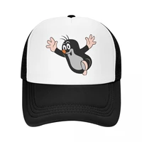 mole happy baseball cap adult cartoon krtek little maulwurf adjustable trucker hat for men women sports snapback caps