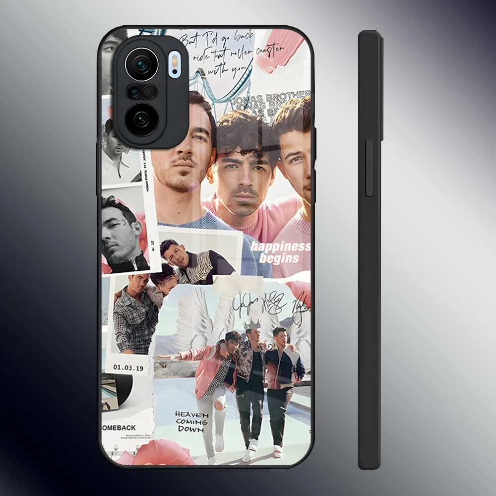 Чехол для телефона Singer Jonas B-Brothers Xiaomi 15 14 Lite 12 Pro 11t 13 POCO M6 M5 X6 X5 X3 NFC F5 F6 Glass Cover