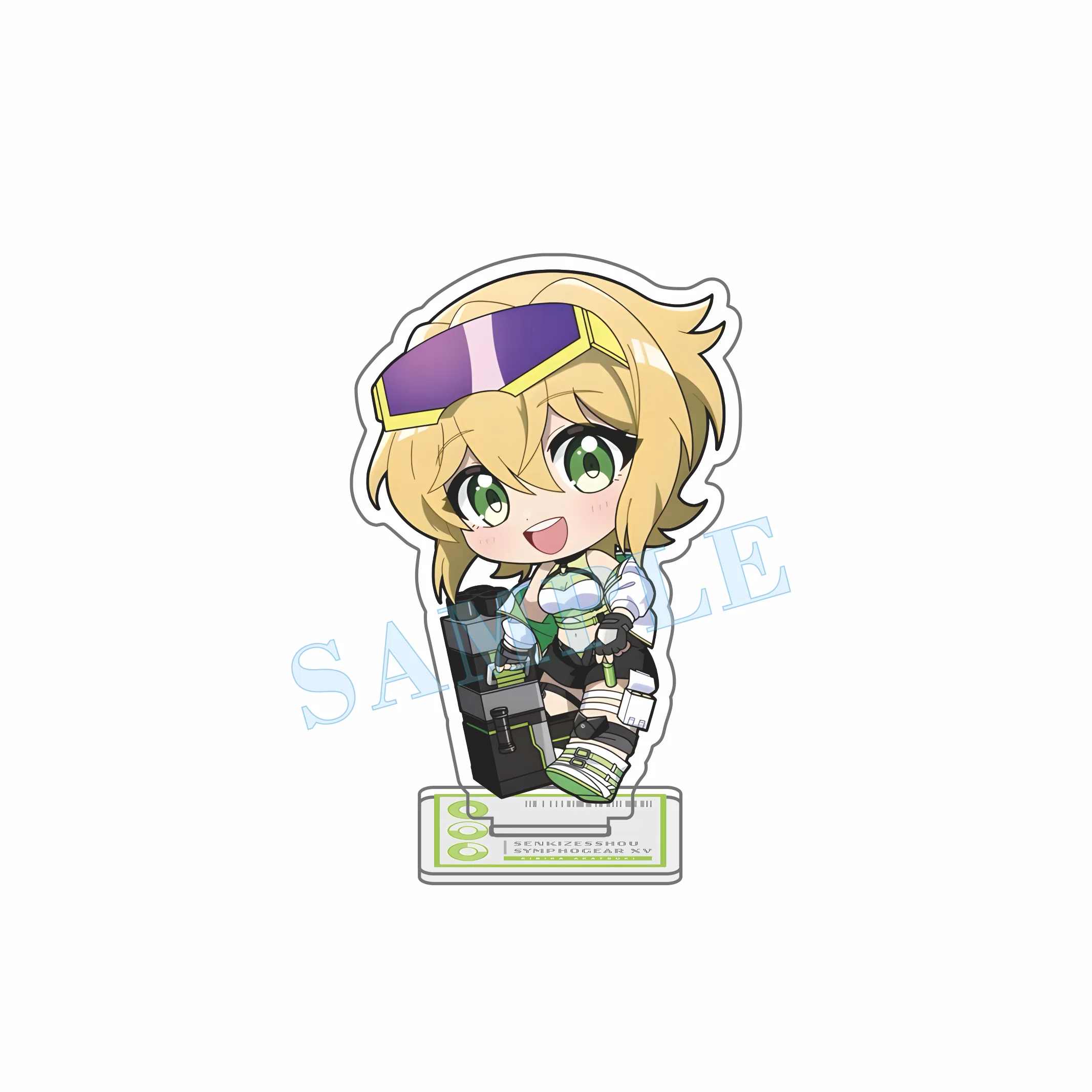 Фото Акриловая фигурка-брелок SYMPHOGEAR Hibiki Tsubasa Chris Shirabe Kirika Maria Serena, 10 см, для декора стола, подарки №5