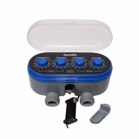 ball valve electronic automatic watering two outlet four dials water timer garden irrigation controller for garden yard