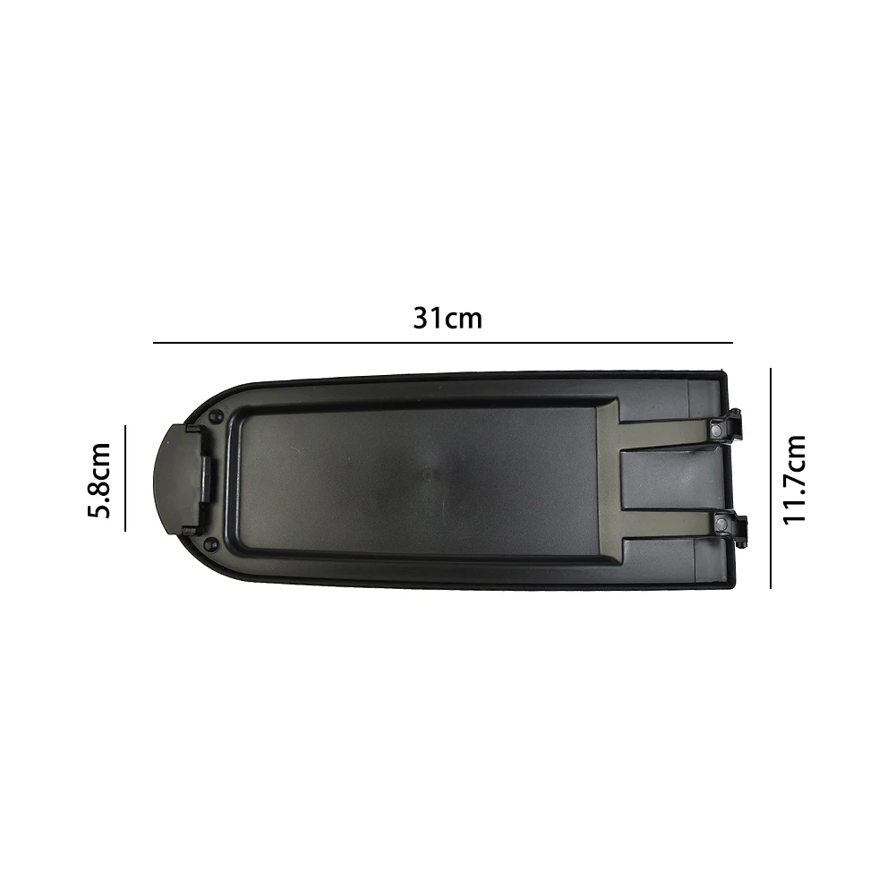 

Interior Armrest Cover PU Leather ABS Accessories Armrest Auto Black Cover Inner Parts 18D 867 173 Replacement