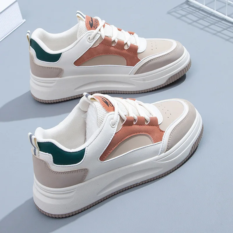 

2022 New Sports Casual Shoes Spring and Summer Breathable Mesh Shoes Trendy White Shoes Women Shoes Casual Shoes