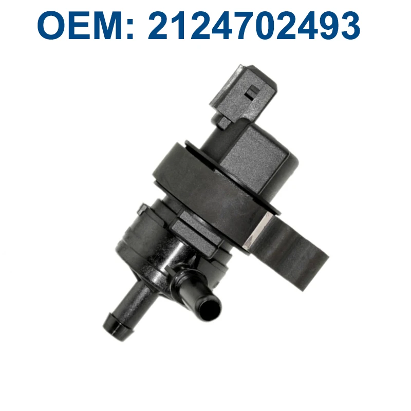

2124702493 2502487899 Vapor Activated Carbon Filter Valve for Mercedes Benz E350 E550 ML500 Glossy Fuel Purge Solenoid Valve