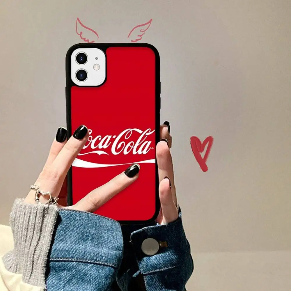 Фото Ретро-чехол для телефона C-Coca C-Cola для iPhone 16 Pro Max 15 14 Plus 14 13 12 11 17, чехол-накладка из PC+TPU №5