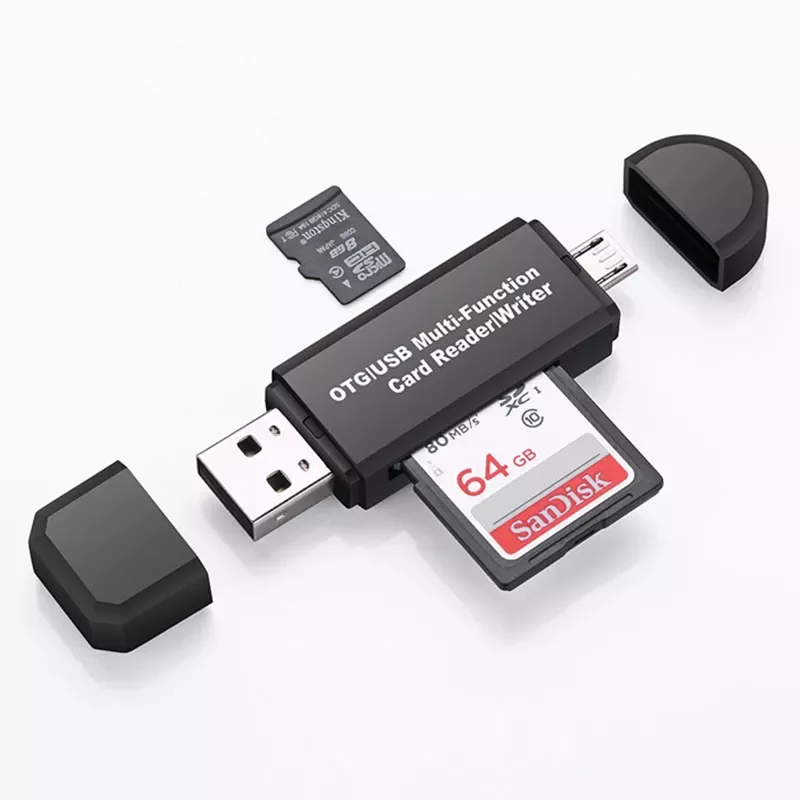 

Высокоскоростной картридер Micro-USB/Type-C картридер для карт памяти TF Micro-SD OTG адаптер для телефона картридер для карт micro sd
