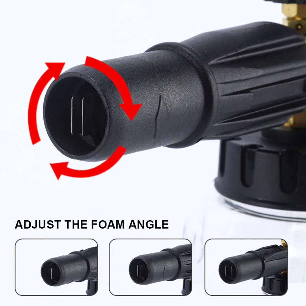 Регулируемая пенная насадка 1 л прозрачный корпус профессиональный