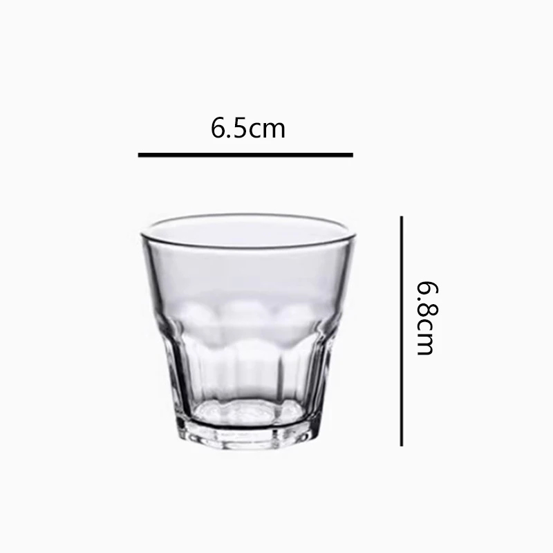 Набор винтажных прозрачных стаканов для вина 6 шт.