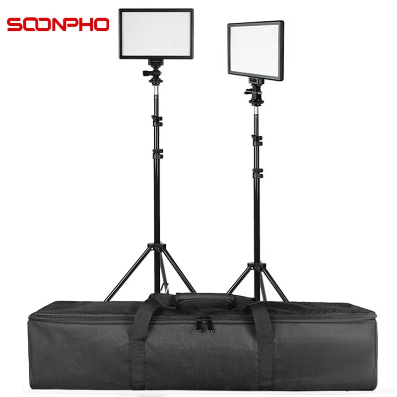

Фотографическое освещение для фотостудии soonphone L122T светодиодный Video Studio со штативом 3200K/5600K