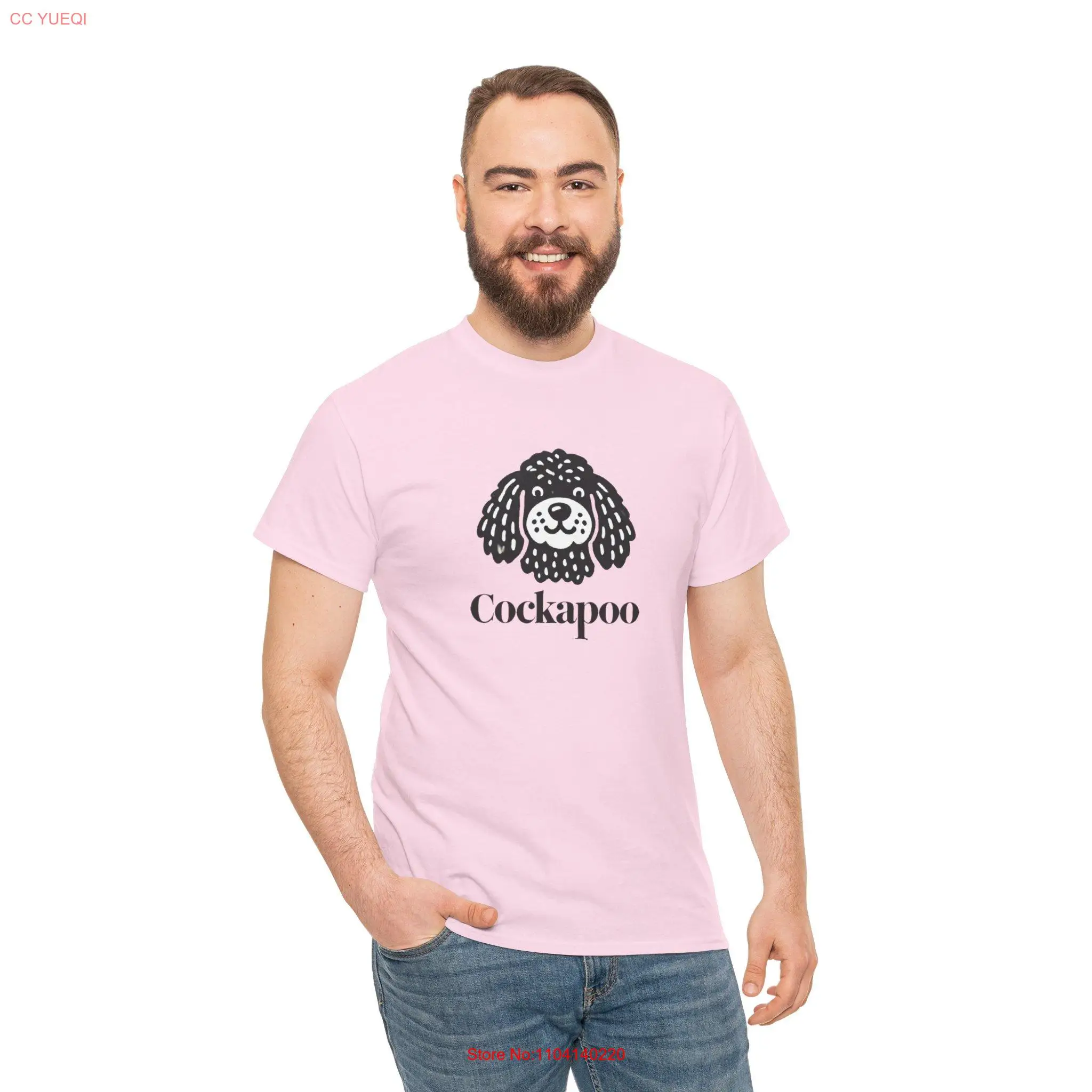 Cute Dotted Cockapoo Face T Shirt for Dog Lovers and Parents Unique Pet Owners Who Love Adorable Designs