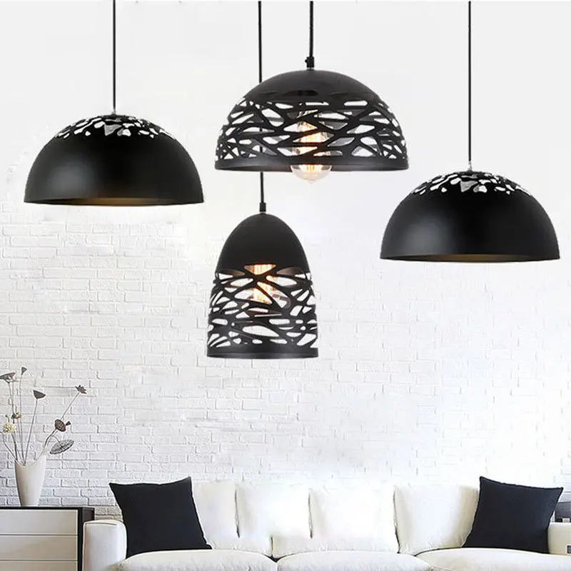 

American Iron Hollow Lamps Retro Industrial Style Chandelier