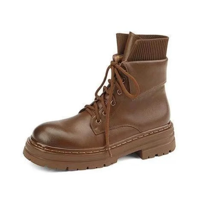 

Женские ботильоны из лакированной кожи, черные ботинки на Высоком толстом каблуке, с круглым носком, на молнии, Осень-зима 2023