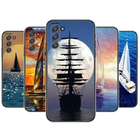 sailing boat phone cover hull for samsung galaxy s6 s7 s8 s9 s10e s20 s21 s5 s30 plus s20 fe 5g lite ultra edge