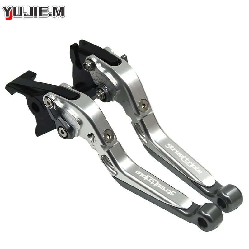 

Складные Выдвижные рычаги тормозной муфты, запчасти и ручки, подходят для 675 STREET TRIPLE 2008-2016 (не R/RX)