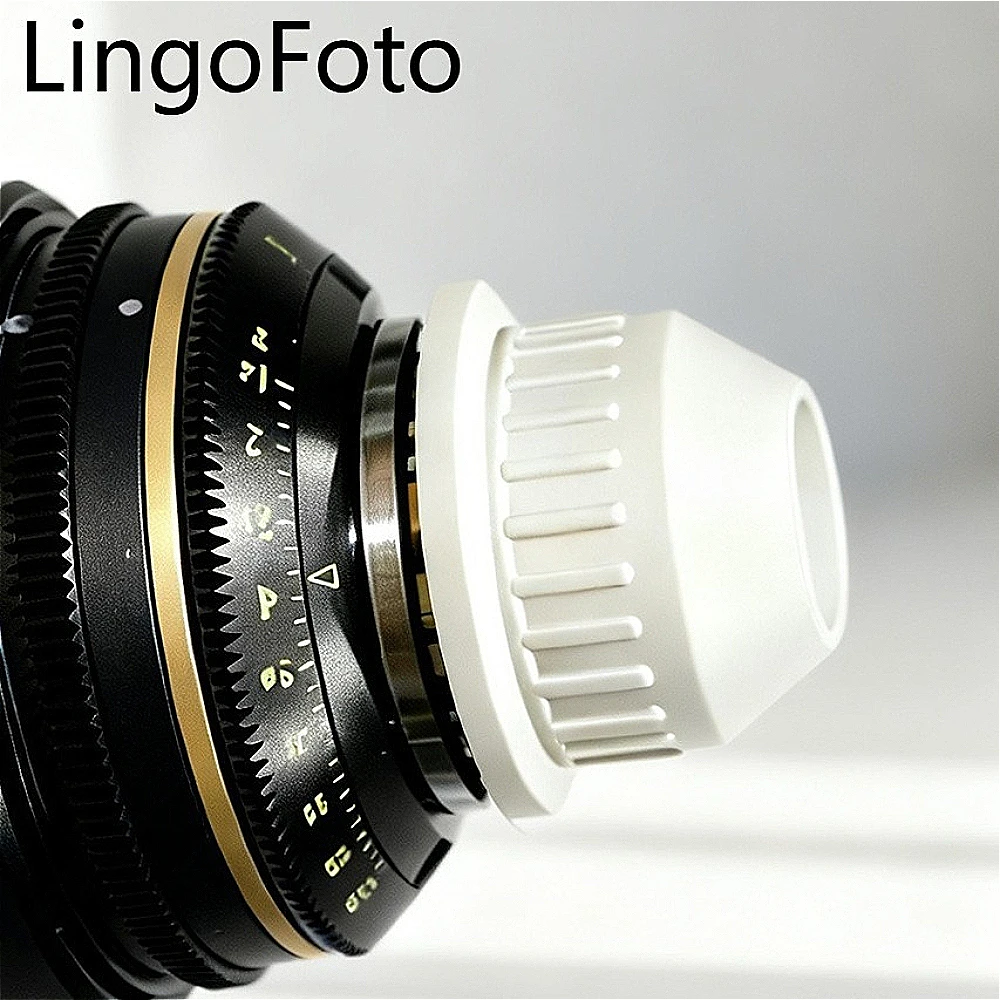 Фото Защитная крышка для задней линзы LingoFoto белого цвета для ARRI, SONY, COOKE, Angenieux, Sigma, Laowa PL №1