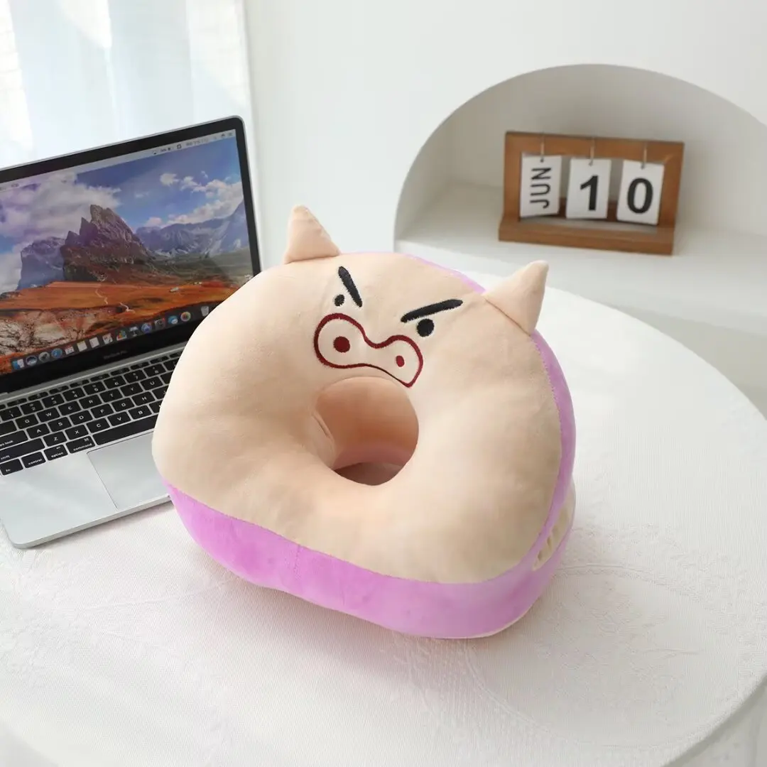 Kawaii Аниме Crayon Shinchan Подушка для сна Девочка милая офисная подушка шея мультяшная