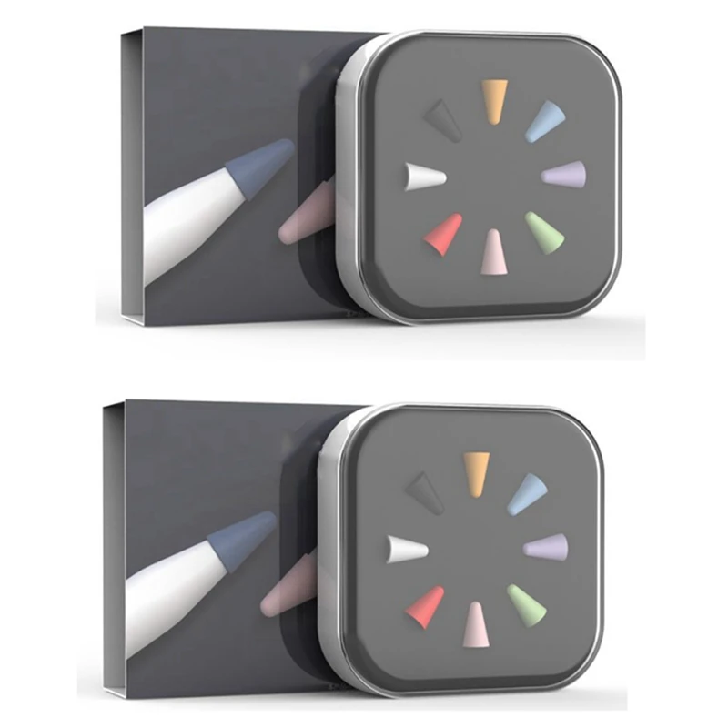 

16 шт. чехол с перьевой ручкой для Apple Pencil 2-го поколения, силиконовый чехол с наконечником для карандаша 1-го поколения, Защитный колпачок для ...