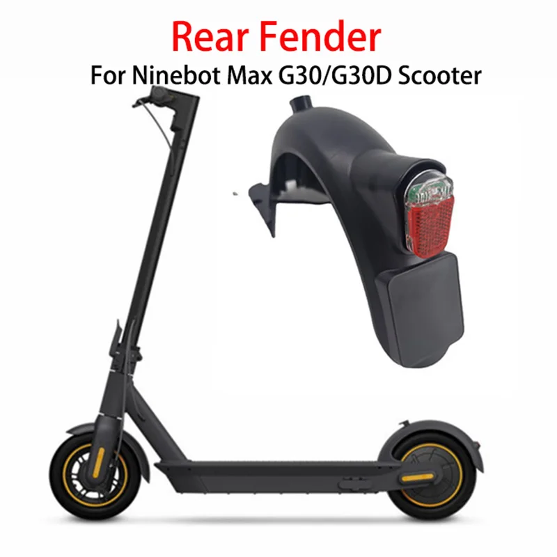 

Ninebot Scooter Rear Fender G30D Front Mudguard Support Frame Taillight for Max G30 Brake Light Water Baffle Replace Accessories