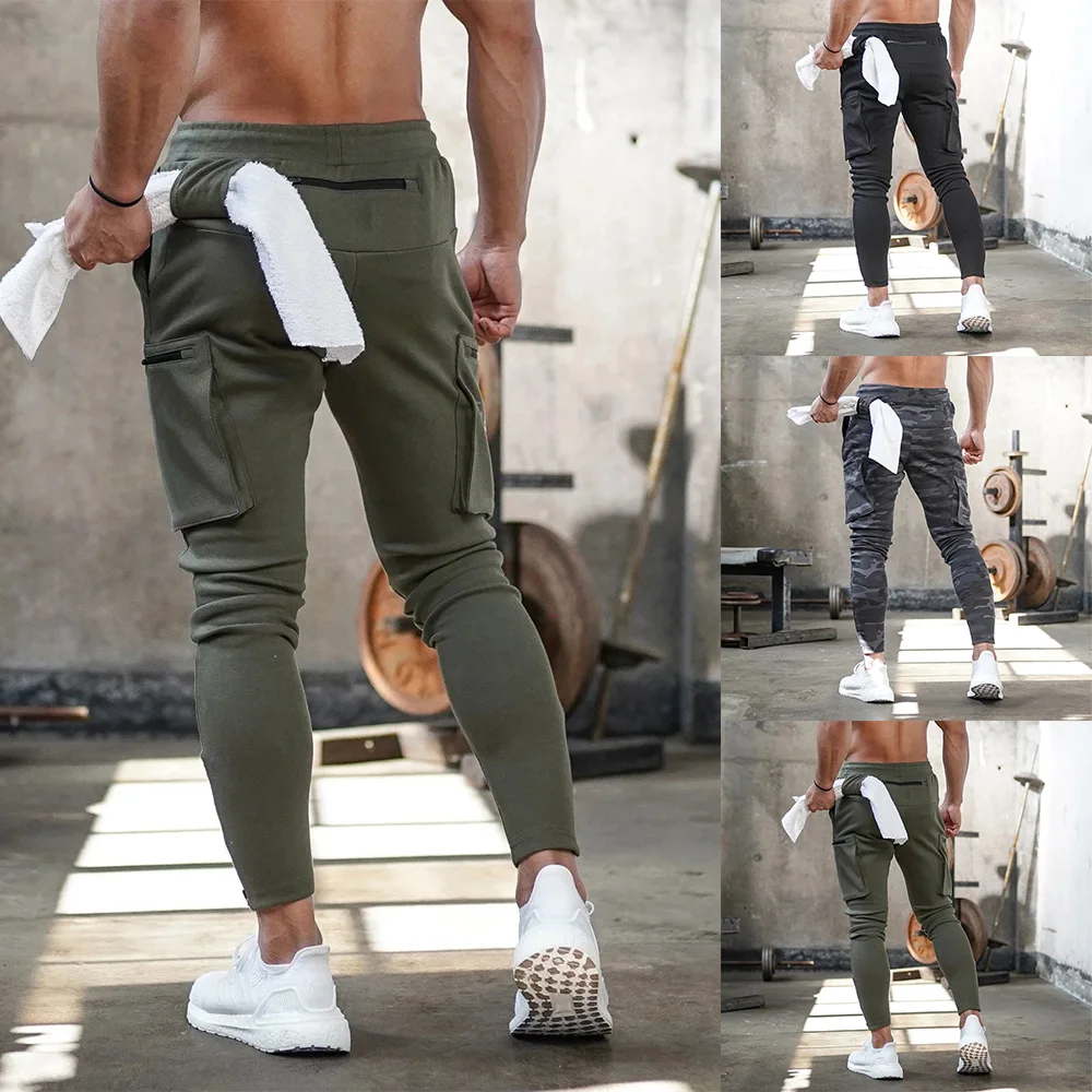 

Men Army Camouflage Sport Pants Joggers Camo Cargo Combat Sweatpants Trousers