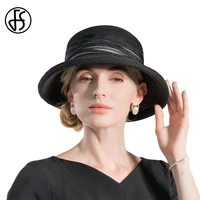 fs luxury wedding bowler hats for women elegant church visor sombreros ladies fashion fedoras casual beach cap chapeau femme