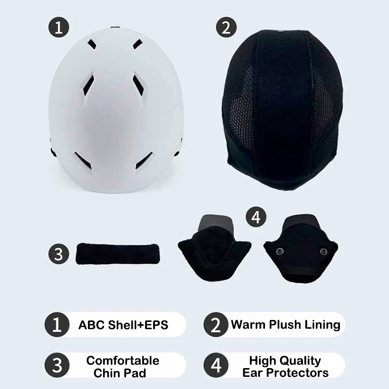 Профессиональные лыжные шлемы высокого качества для женщин и мужчин защитный