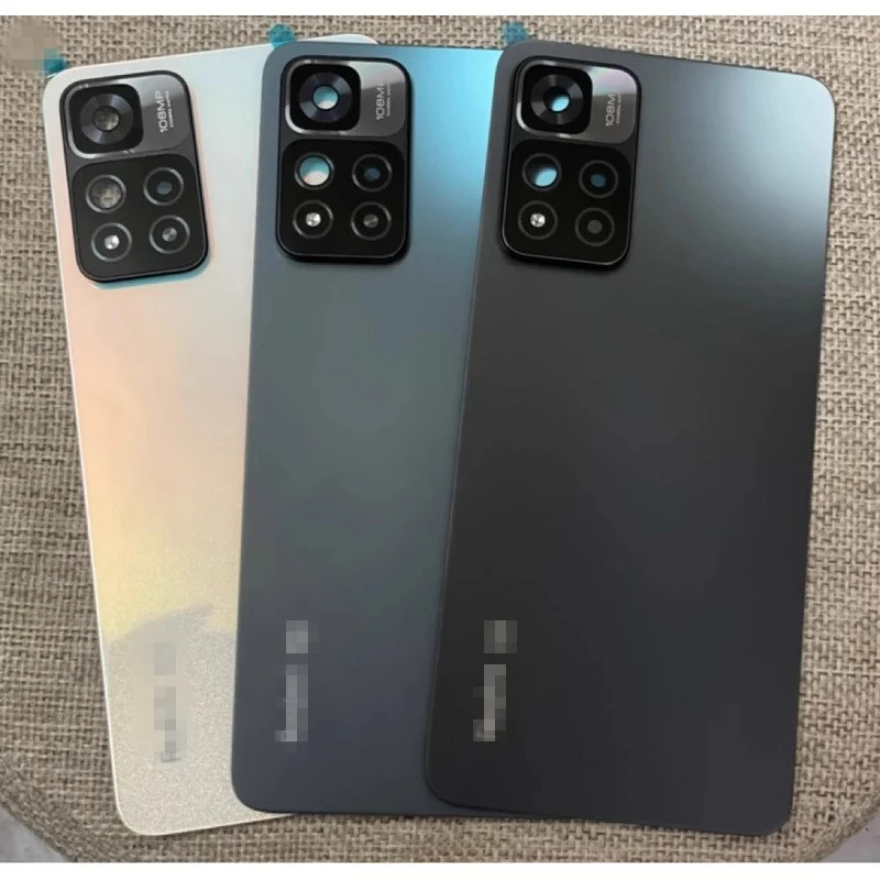 

Корпус для Xiaomi Redmi Note 11 Pro Plus, зеркальная задняя крышка аккумулятора, ремонт, замена двери, задний корпус, объектив камеры с логотипом