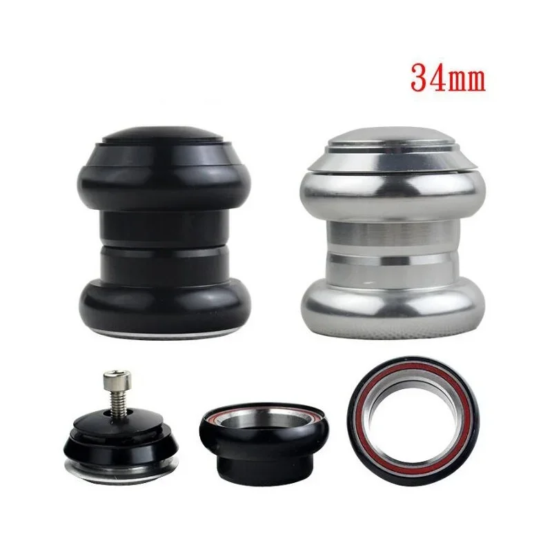 

Bike Headset 34MM Mountain Bike Road Bike Headsets Threadless External Headsets Sealed Bearings 1 1/8" Bicycle Parts