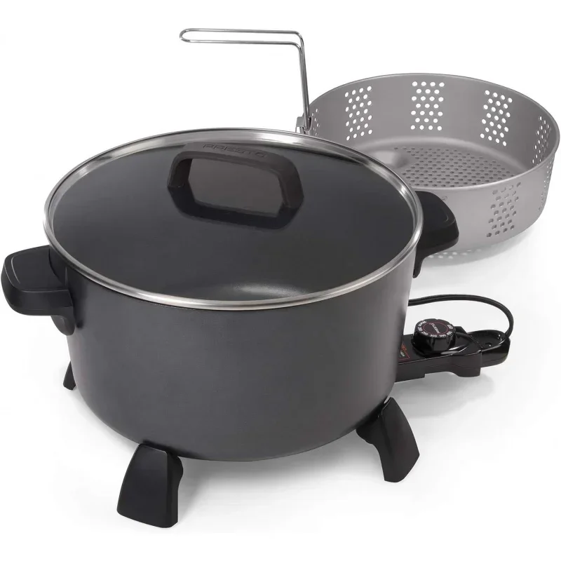 Кухонный чайник National Presto на 10 литров мультиварка XL пароварка черная фритюрница